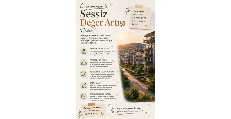 GAYRİMENKULDE SESSİZ DEĞER ARTIŞI NEDİR